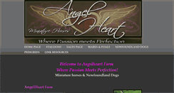 Desktop Screenshot of angelheartminis.com